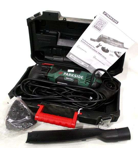 Parkside MultiPurpose Tool. (PMFW 310 D2) w/Case and Manual. Bunting