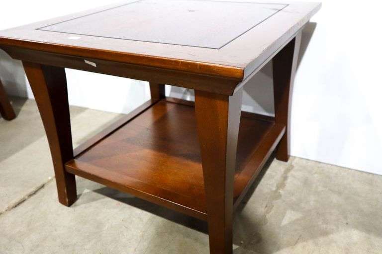 Pottery Barn Cube End Tables Made in Vietnam Pair 22 x 22 x 18 each