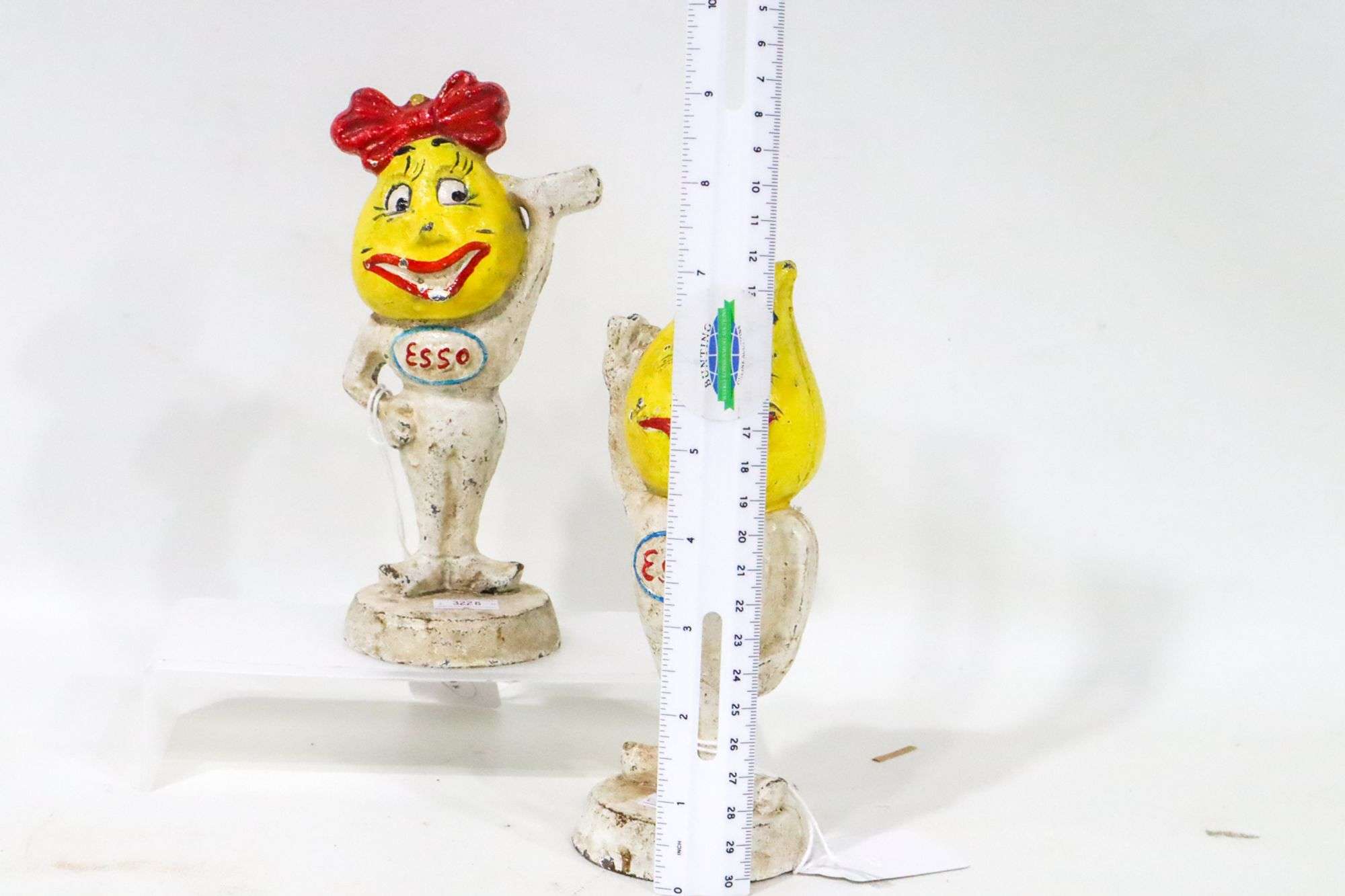 Pair of Vintage Esso Oil Drop Boy Coin Banks - Bunting Online Auctions