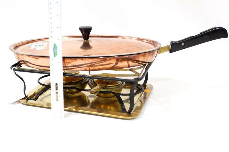 ヴィンテージ スイスspring社製culinox 両手銅鍋 Yahoo!オークション - [スイス スプリング社]spring culinox両手