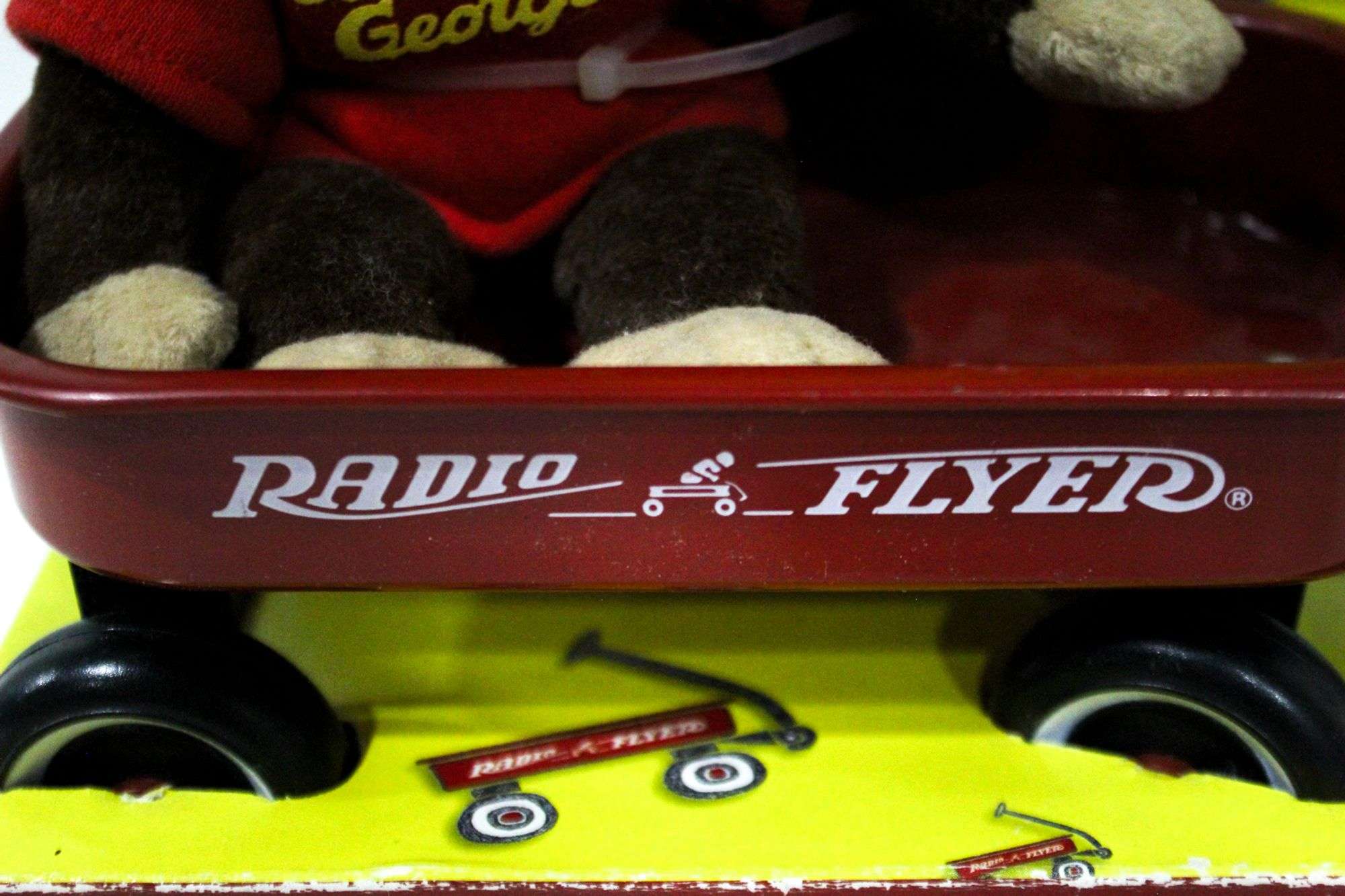 ❤️希少❗️ヴィテージUSA RADIO FLYER Curious e Vintage Curious George Radio Flyer The Original Little Red