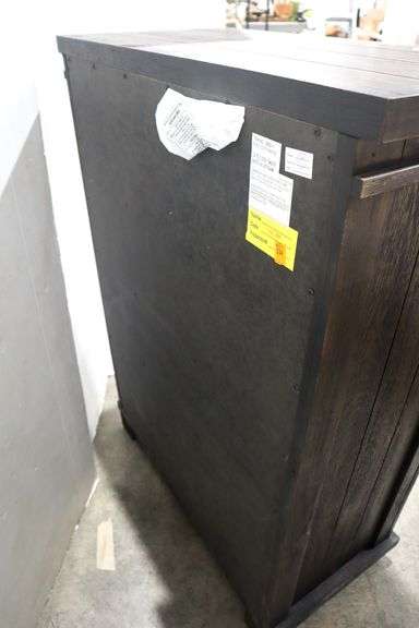 green river furniture corp dresser Cardiff Deep Olive Grasscloth Dresser - Dark Green main image 1