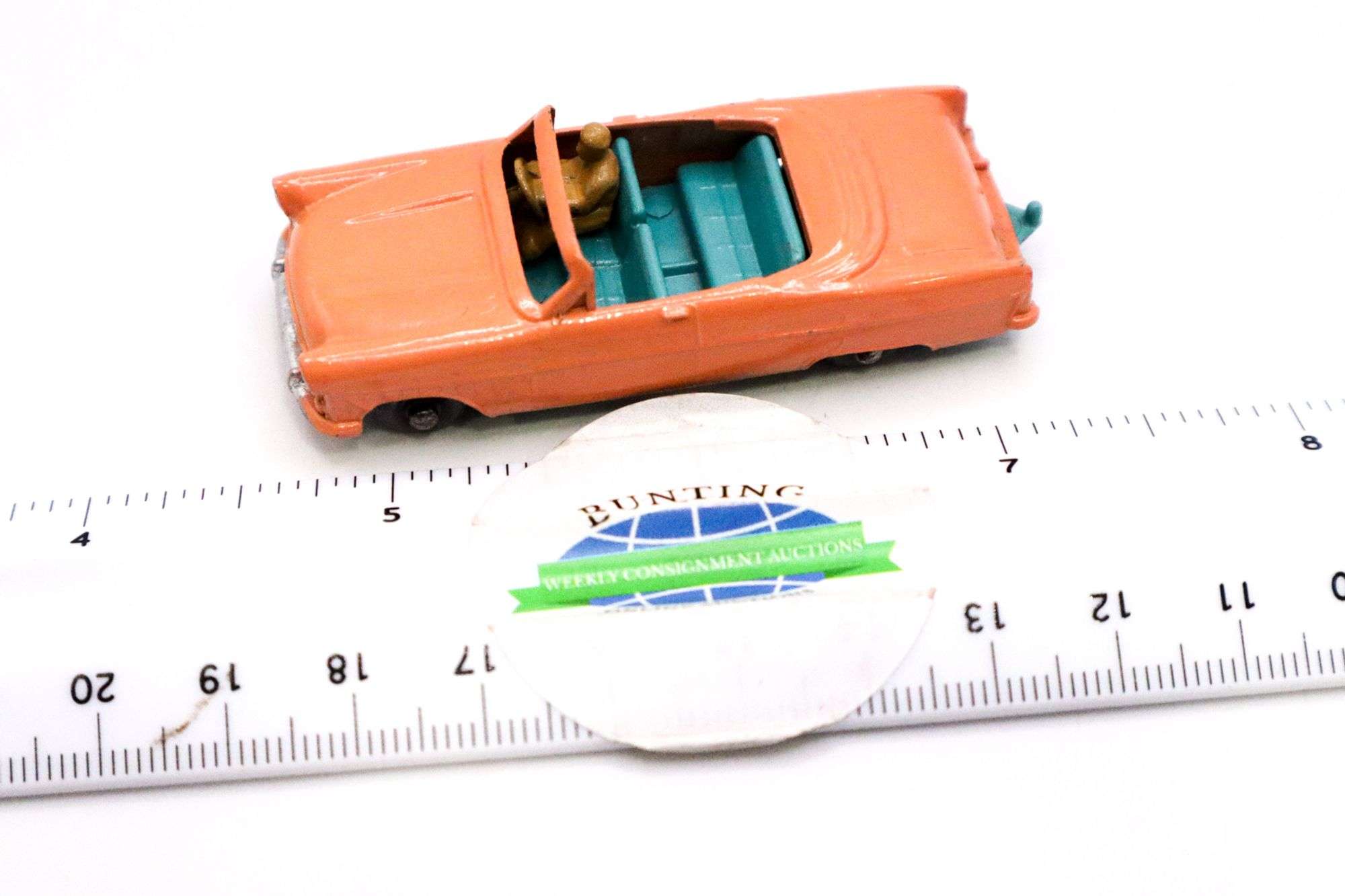 Lesney Ford Zodiac Convertible - Miniature Tôle - Occasion - Fabriqué UK