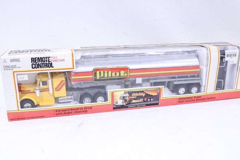 New Bright #2121 Pilot Remote Control Tanker Truck in Box - Bunting ...
