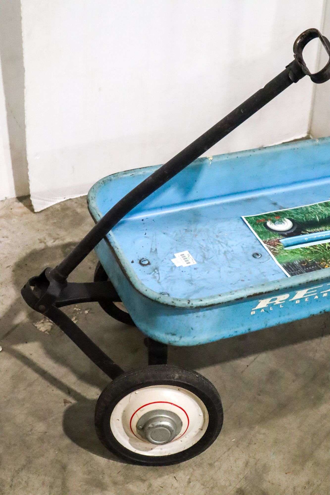 Vintage Rex Rocket Ball Bearing Blue Wagon Ca. 1950s or Earlier