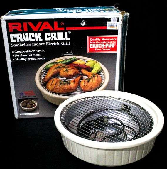 Rival Crock Grill Smokeless Indoor Electric Grill T1 U Bunting Online
