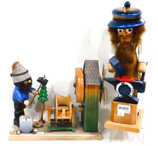 Signed - Steinbach Vintage German Holiday Smokers Nutcrackers ...