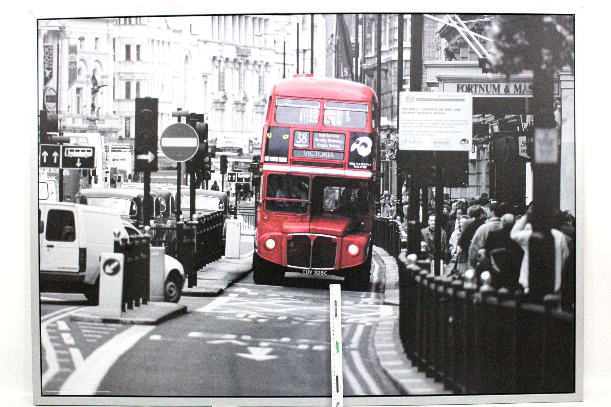 London Bus Picture by Greg Scott - IKEA Wall Art - 55 x 40