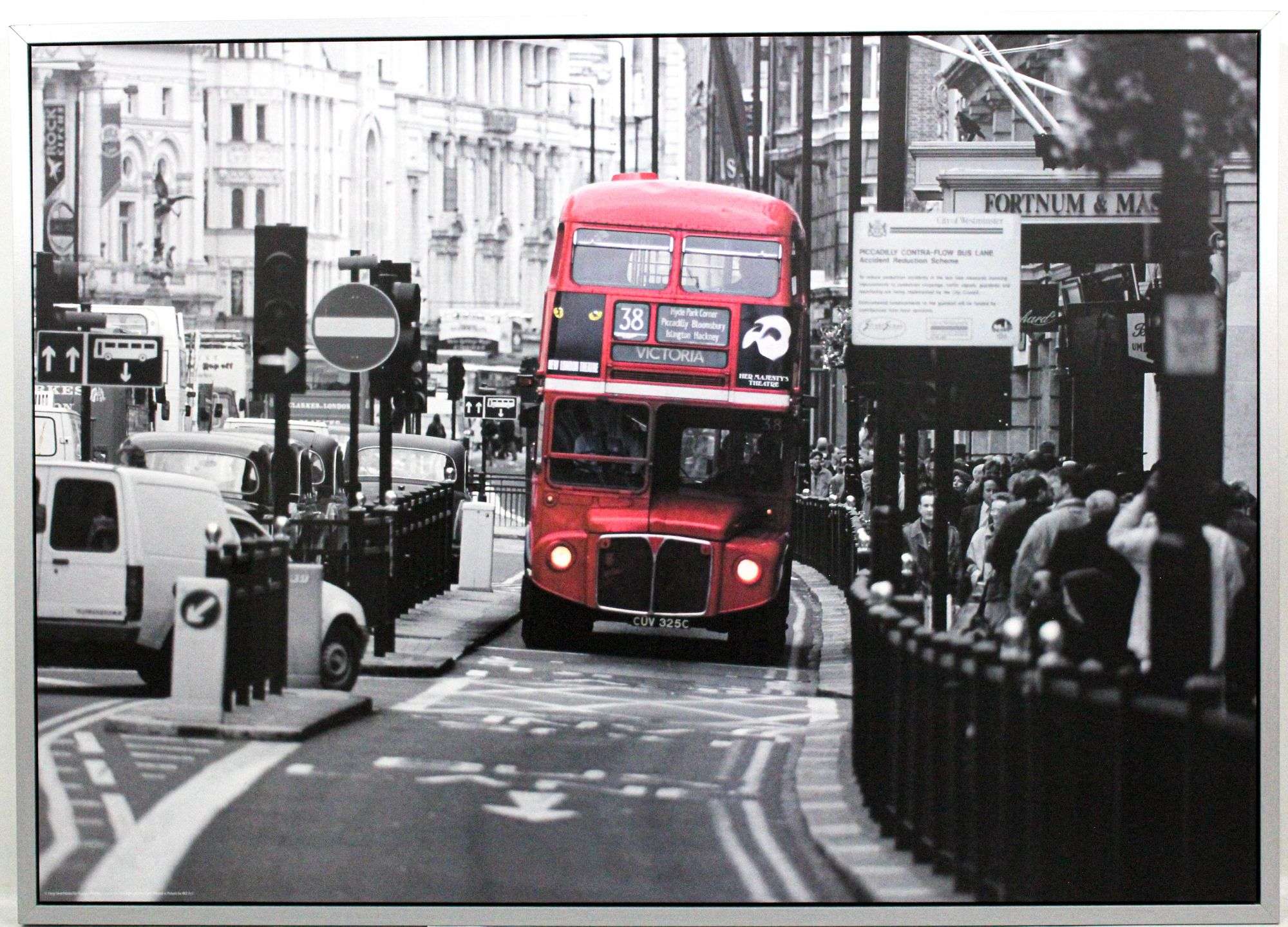 London Bus Picture by Greg Scott - IKEA Wall Art - 55 x 40