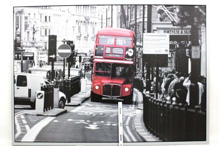 London Bus Picture by Greg Scott - IKEA Wall Art - 55 x 40