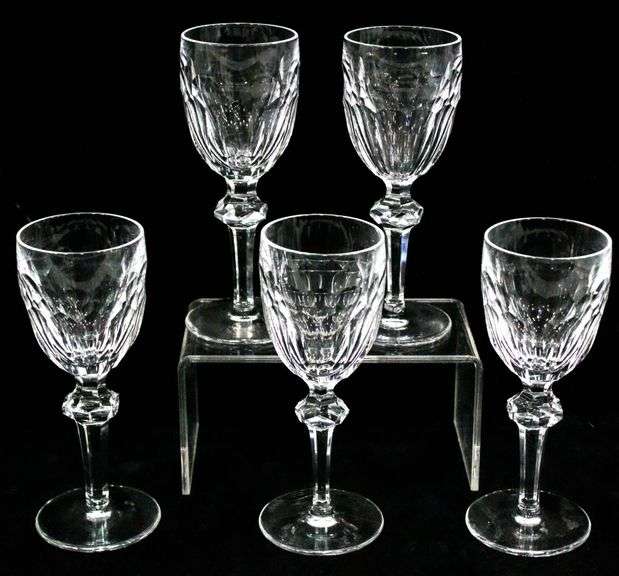 Waterford Crystal Curraghmore Cut Wine Glasses 6 5 Items Bunting Waterford Crystal Curraghmore Cut Wine Glasses 6 5 Items Bunting