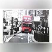 London Bus Picture by Greg Scott - IKEA Wall Art - 55 x 40