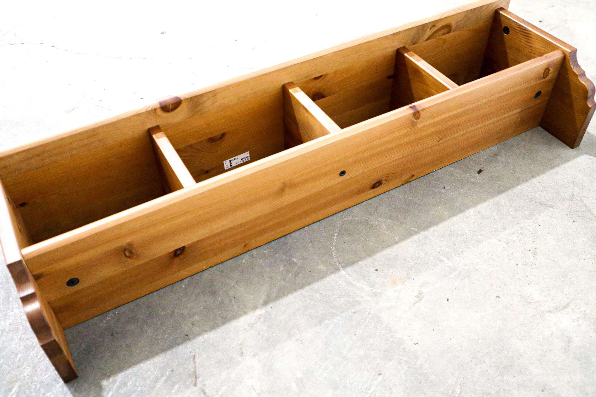 Ikea Leksvik Wall Hanging Shelf. (10x36x7) - Bunting Online Auctions