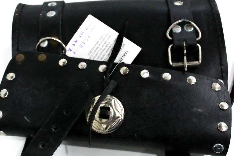 Unik Leather Motorcycle Saddle Bags and Dropins Bunting Online Auctions