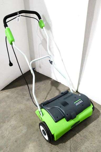 Greenworks Dethatcher - 10 Amp 14-inch Corded Electric Dethatcher Made ...