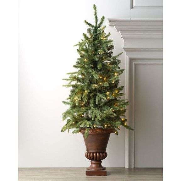Frontgate Tree Farm Frontgate Artificial Tree with Urn Stand - The picture is similar to ...
