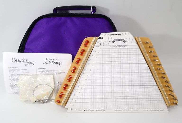 Hearth Song Melody Harp with Accessories, Music and Tutorials Bunting