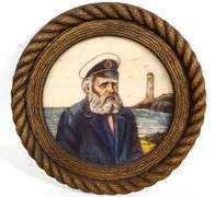 Artini Engraving Hand Painted - Sea Captain - Intact Label - Bunting ...