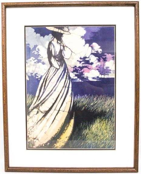 Hand Sketched Wax Bhakti of Edwardian Lady.