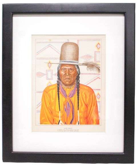 Night Shoots by Winold Reiss. - 12"x9"