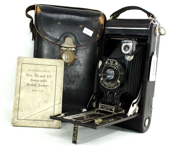 Eastman Kodak Co. No. 2C Autographic Jr. Folding Camera with Case ...