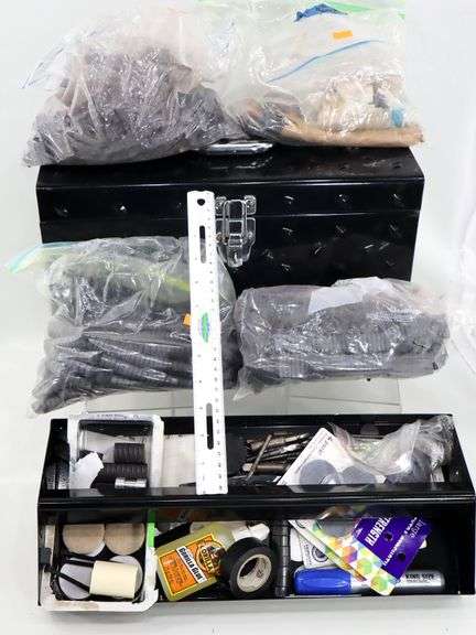 Toolbox with Magnets and Supplies.