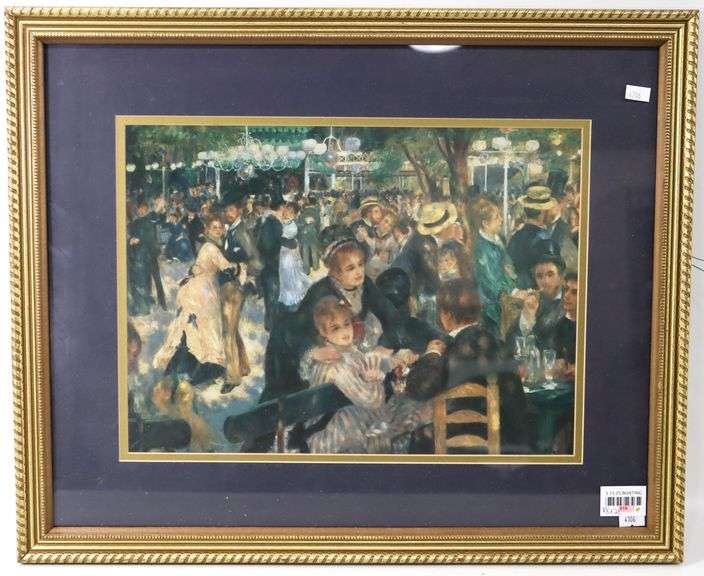 "Bal du moulin de la Galette" by Pierre Auguste Renoir - 18 x 22 ...