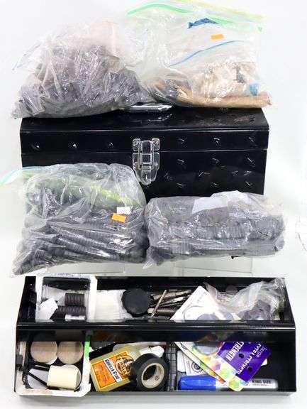 Toolbox with Magnets and Supplies.