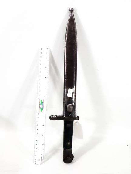 Unknown Mauser bayonet , Marked AS. F and 120424 , With scabbard