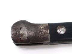 Unknown Mauser bayonet , Marked AS. F and 120424 , With scabbard