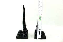 Cast Metal Nymph Art Deco Bookends / Figures