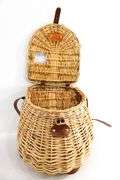Wicker Fishing Basket or Creel, Designed to Keep Fish Fresh