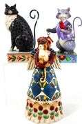 Jim Shore Heartwood Creek "Lucky" -and- "Love Creatures Great and Small" Figurines.