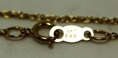 14 KT Gold Necklace, 18".   (0.98 gm)