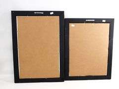 Set of Four Graphic Home Decor Pieces - framed