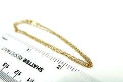 14 KT Gold Necklace, 18".   (0.98 gm)