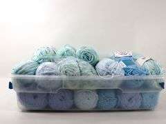 Stitch Studio Blue Yarn Collection