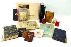 Antique Books including Miniature books, Picture Books, Prayer Books T3