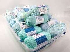 Stitch Studio Blue Yarn Collection
