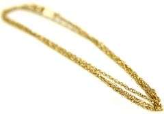 14 KT Gold Necklace, 18".   (0.98 gm)