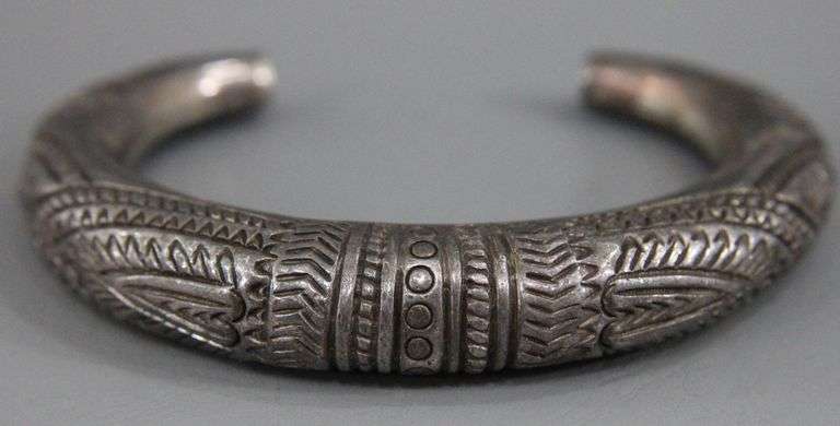 Antique Berber Silver Bracelet.  Unmarked.