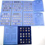 Jefferson Nickles 1938 - 1961 , 2 sets missing the same 5 coins , and 1938 - 1964 set