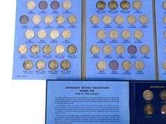 Jefferson Nickles 1938 - 1961 , 2 sets missing the same 5 coins , and 1938 - 1964 set