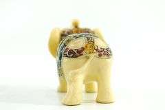 Handcrafted Resin "Good Luck Elephant" Sculpture - 3 x 4