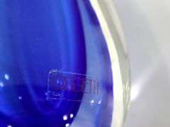 Oggetti Italian Art Glass Vase (Intact Label) - 10"