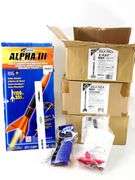 Estes Alpha III Model Rocket Launch Set.