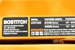 BOSTITCH Pneumatic Stapler  Fastening Systems -  Model BTFP71875.