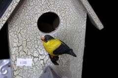 Folk Art Handcrafted Birdhouse - 17 x 7