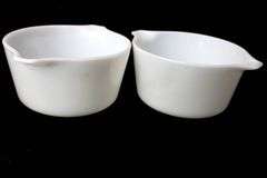 PYREX Milk Glass Bowls & Casserole Dishes.
