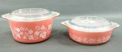 Vintage Pyrex Gooseberry Casserole Dishes
